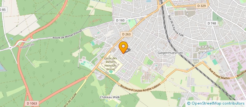 localisation de l'entreprise SCI J.F.  HAGUENAU