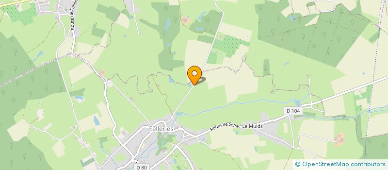 localisation de l'entreprise SCI J.F.C.T.  FELLERIES