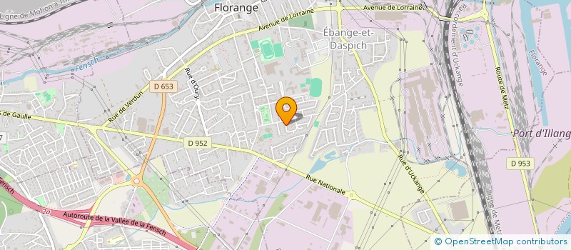 localisation de l'entreprise SCI J.F.D. IMMO  FLORANGE