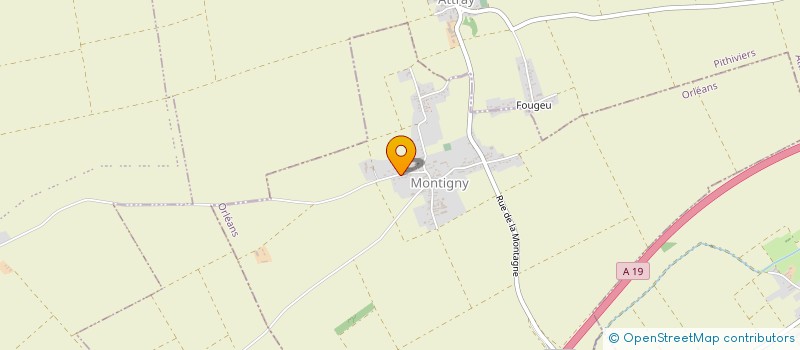 localisation de l'entreprise SCI J F D M  MONTIGNY