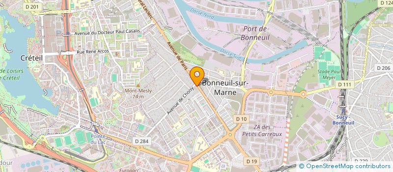localisation de l'entreprise SCI J.F.GRAB IMMOBILIER à BONNEUIL-SUR-MARNE