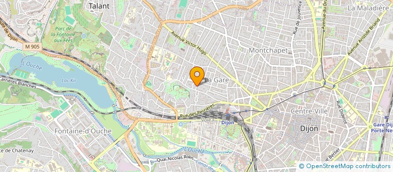 localisation de l'entreprise SCI J F M à DIJON