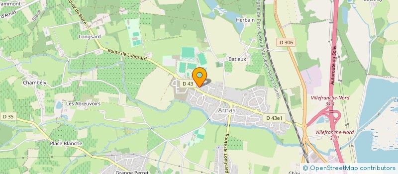 localisation de l'entreprise SCI J.F.R  ARNAS