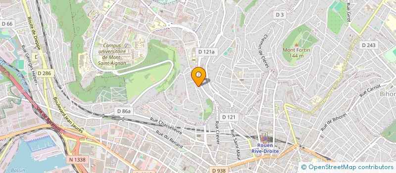 localisation de l'entreprise SCI J F S  MONT-SAINT-AIGNAN