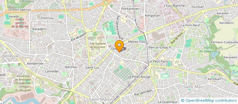 localisation de l'entreprise SCI J.G.C.  BREST