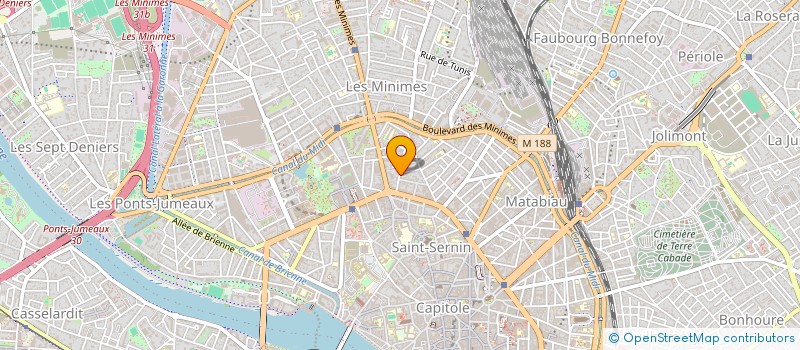 localisation de l'entreprise SCI J G C à TOULOUSE