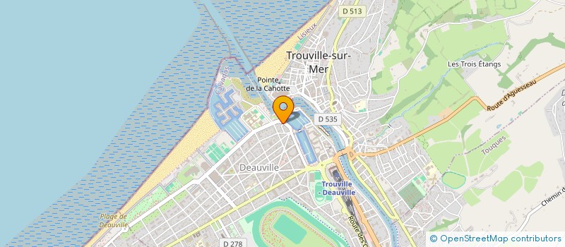 localisation de l'entreprise SCI J G J à DEAUVILLE