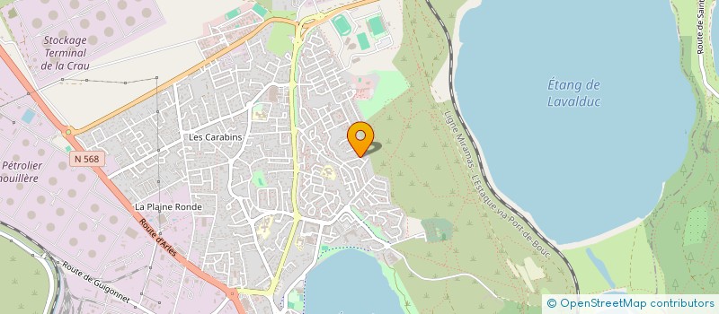 localisation de l'entreprise SCI J.G LAPARADE  FOS-SUR-MER