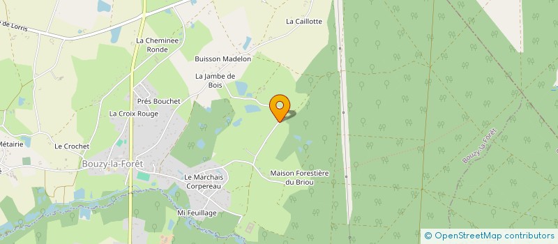 localisation de l'entreprise SCI J.G.P. 74 à BOUZY-LA-FORET