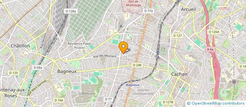 localisation de l'entreprise SCI J&H à BAGNEUX