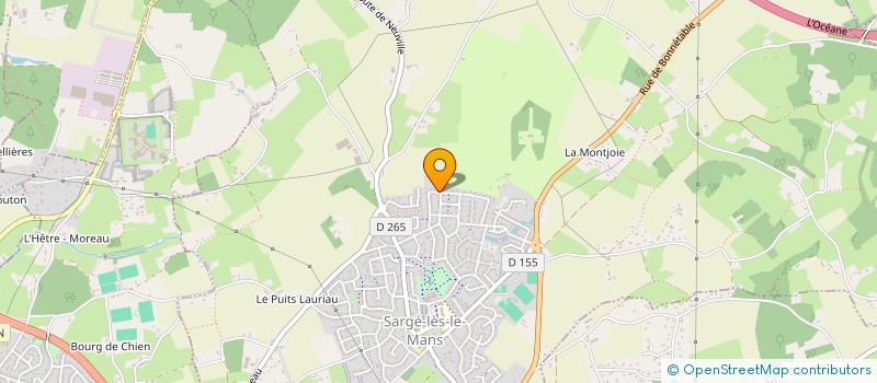 localisation de l'entreprise SCI J.H.A.M  SARGE-LES-LE-MANS