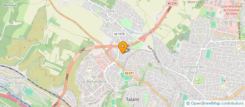 localisation de l'entreprise SCI J H B  DAIX