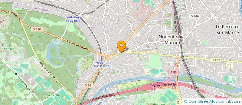 localisation de l'entreprise SCI J H B PUISSANCE 2  NOGENT-SUR-MARNE