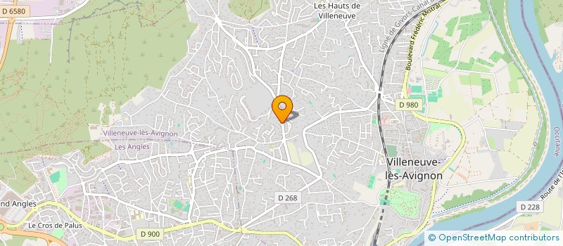 localisation de l'entreprise SCI J.H.C. SAINT AGRICOL  VILLENEUVE-LES-AVIGNON