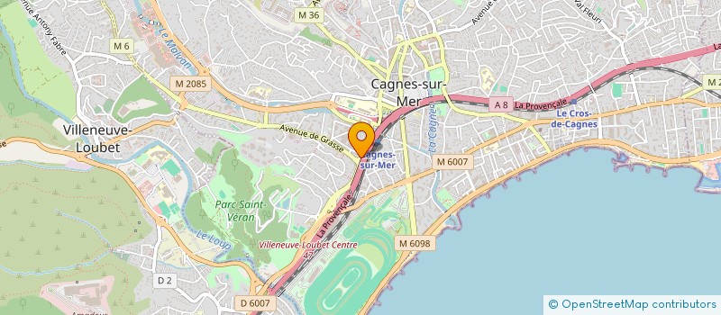localisation de l'entreprise SCI J.H.G à CAGNES-SUR-MER