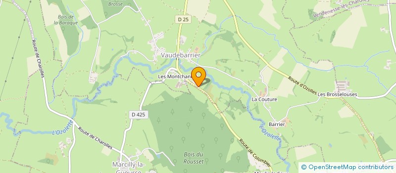 localisation de l'entreprise SCI J.H.M  VAUDEBARRIER