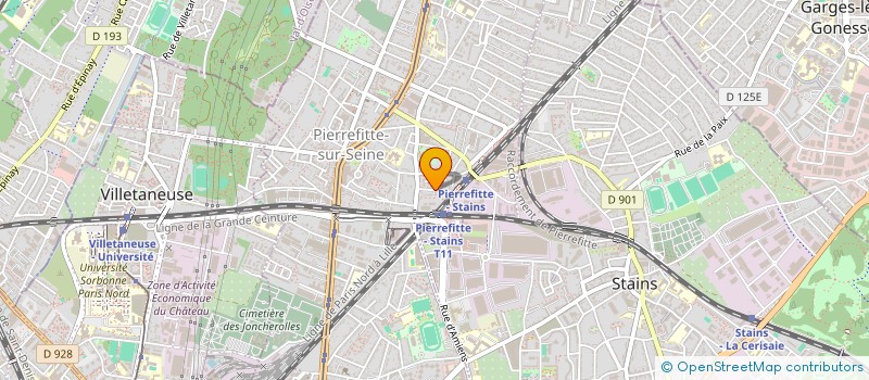 localisation de l'entreprise SCI J I M D à PIERREFITTE-SUR-SEINE