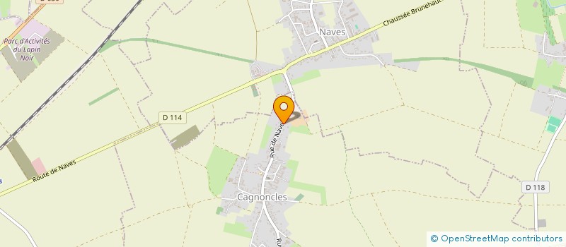 localisation de l'entreprise SCI J'IMAGE XH  CAGNONCLES