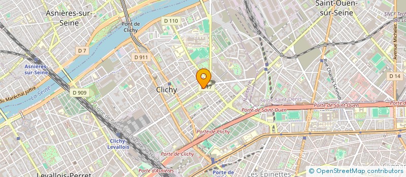 localisation de l'entreprise SCI J J à CLICHY