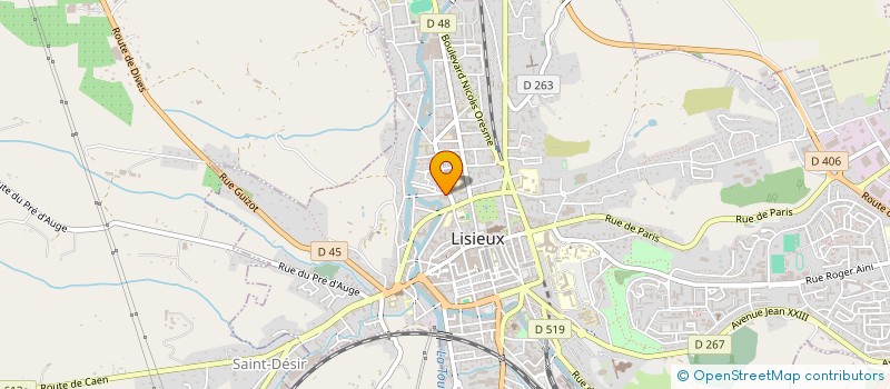 localisation de l'entreprise SCI J.J.B. à LISIEUX