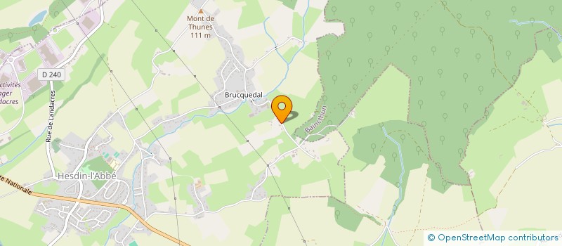 localisation de l'entreprise SCI J J C K D  HESDIN-L'ABBE