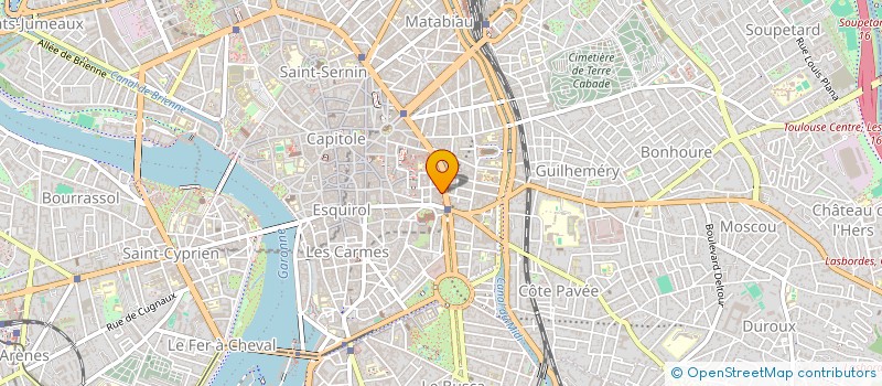 localisation de l'entreprise SCI J.J.M.  TOULOUSE