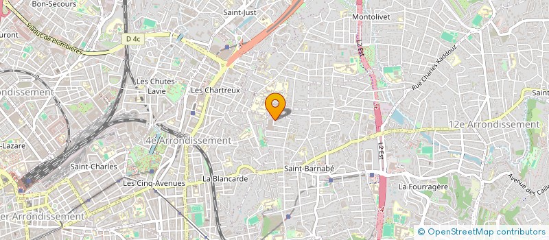 localisation de l'entreprise SCI J.J.M à MARSEILLE 12EME
