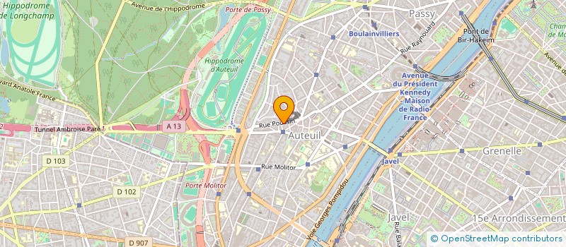 localisation de l'entreprise SCI J&J PATRIMOINE  PARIS