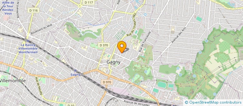 localisation de l'entreprise SCI J J TSAI à GAGNY