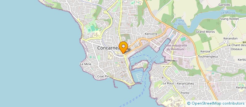 localisation de l'entreprise SCI J K 2 G  CONCARNEAU