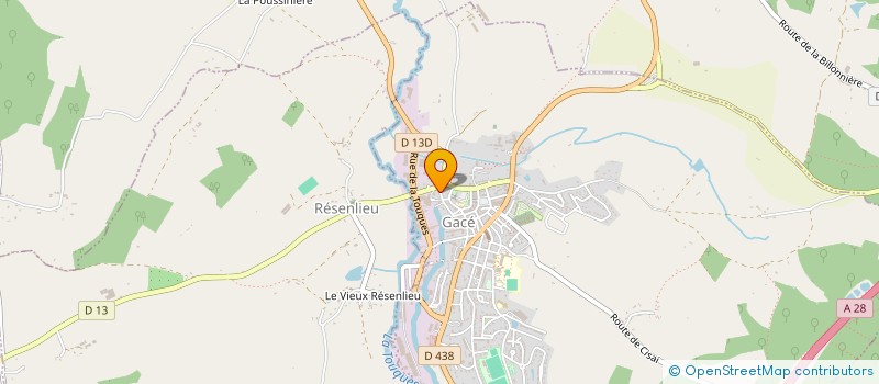localisation de l'entreprise SCI J K L D à GACE