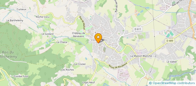 localisation de l'entreprise SCI J.L  VAUGNERAY