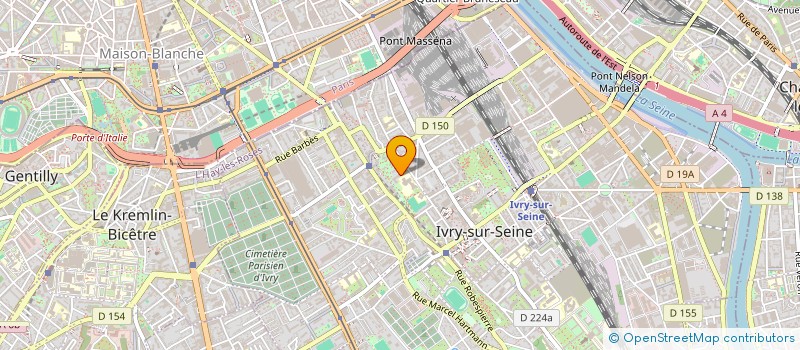localisation de l'entreprise SCI J.L à IVRY-SUR-SEINE