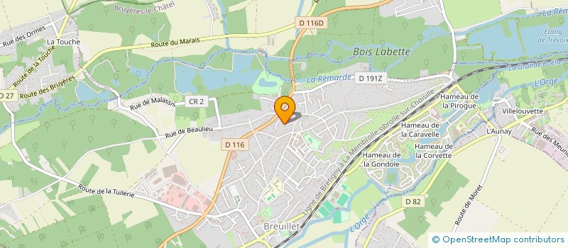 localisation de l'entreprise SCI J.L  BREUILLET