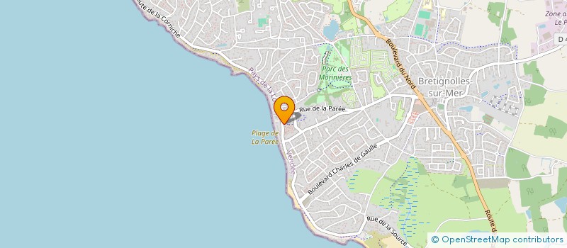 localisation de l'entreprise SCI J L A à BRETIGNOLLES-SUR-MER
