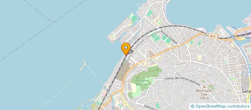 localisation de l'entreprise SCI J.L.B.  SETE