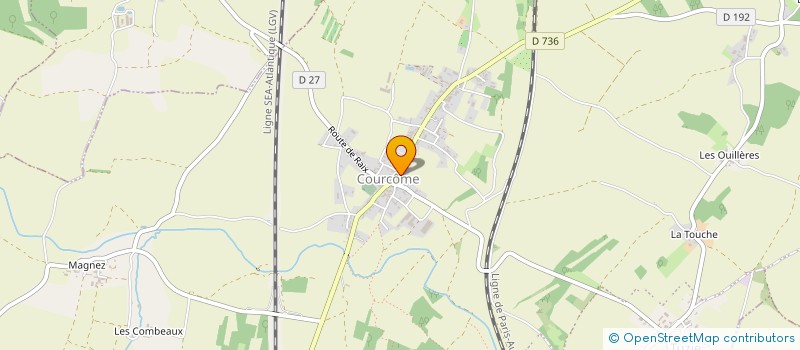 localisation de l'entreprise SCI J.L.B  COURCOME