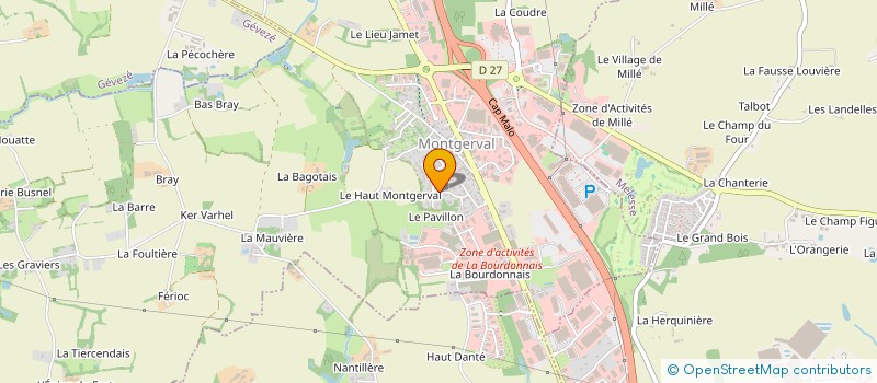 localisation de l'entreprise SCI J.L.B.  LA MEZIERE