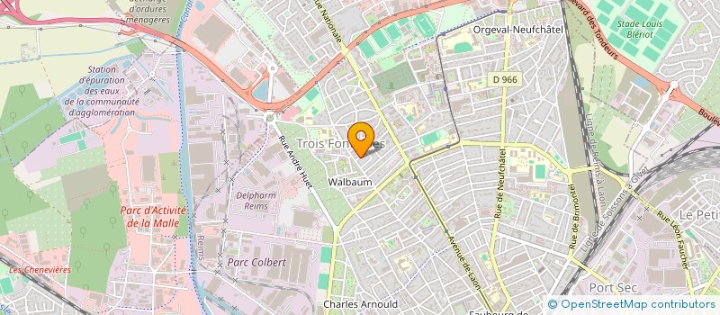 localisation de l'entreprise SCI J-L.C  REIMS