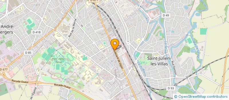 localisation de l'entreprise SCI J.L.D.  SAINT-JULIEN-LES-VILLAS