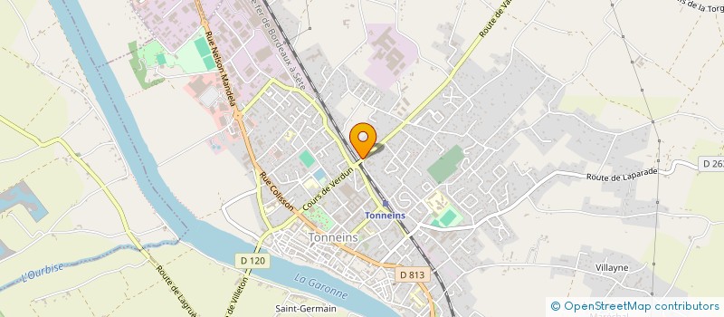 localisation de l'entreprise SCI  J.L.D.  TONNEINS