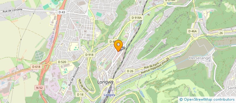 localisation de l'entreprise SCI J.L.D SERVICES à LONGWY