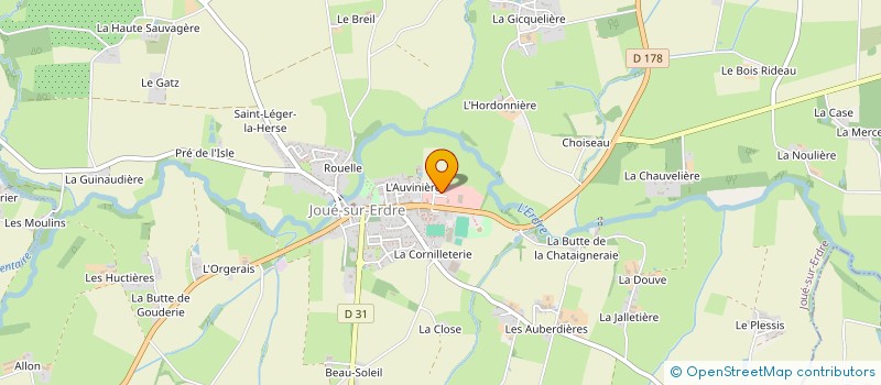 localisation de l'entreprise SCI J.L.E.  JOUE-SUR-ERDRE