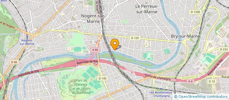 localisation de l'entreprise SCI J.L.E.  LE PERREUX-SUR-MARNE