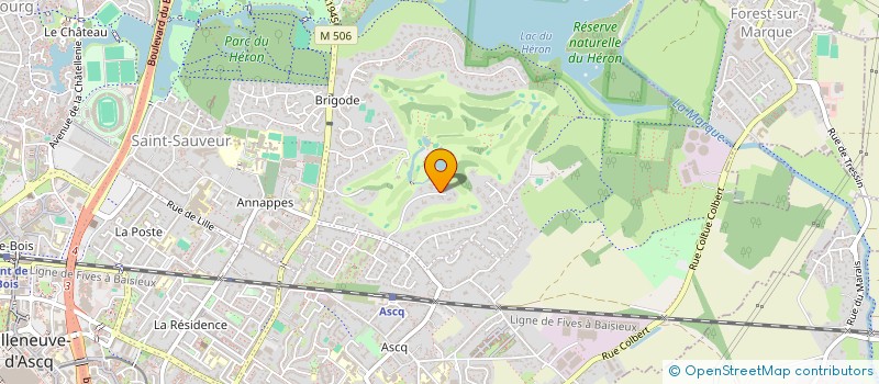 localisation de l'entreprise SCI J L F à VILLENEUVE-D'ASCQ