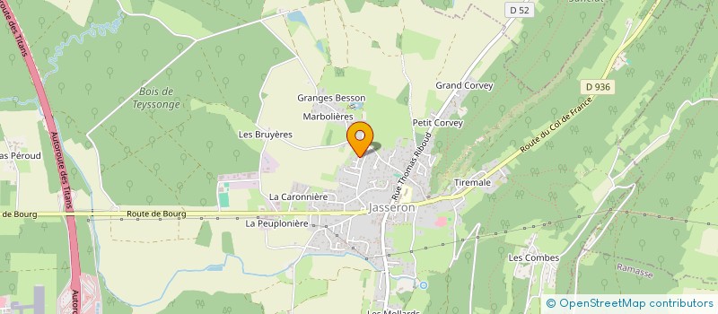 localisation de l'entreprise SCI J L F à MEILLONNAS