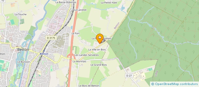 localisation de l'entreprise SCI J.L.F.  BETTON