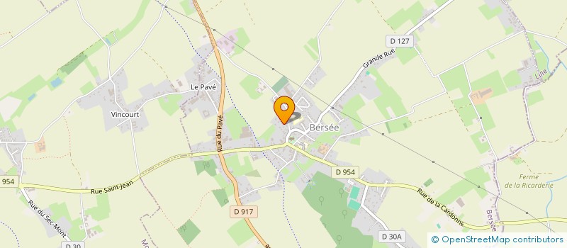 localisation de l'entreprise SCI J.L.G.V  BERSEE