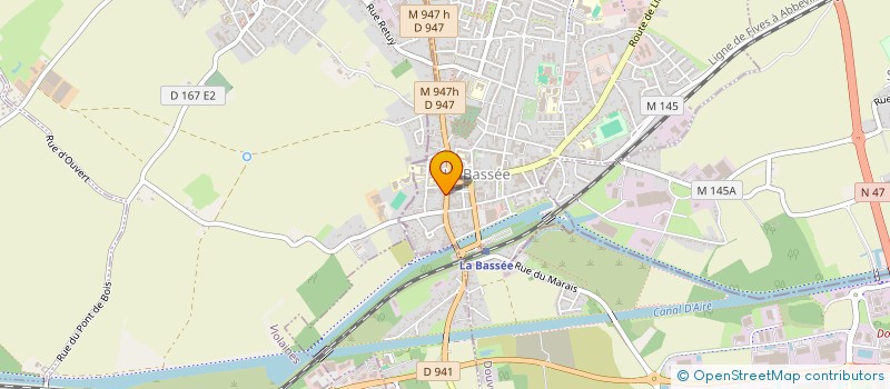 localisation de l'entreprise SCI J.L.H AVENIR  LA BASSEE