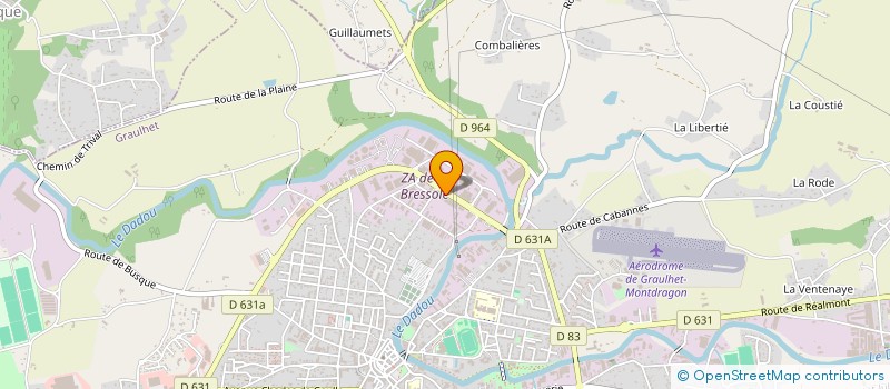 localisation de l'entreprise SCI J.L.I.A  GRAULHET